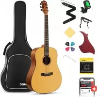 Donner Music Acoustic Guitar 41 Inch Full-size