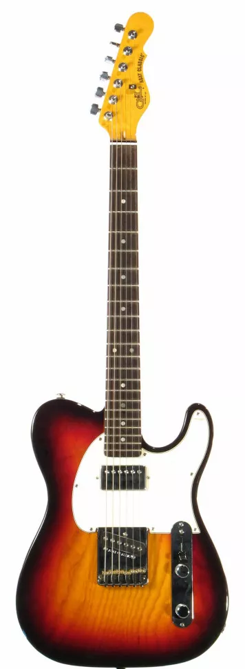 G&L ASAT CLASSIC Blues Boy (3 Tone Sunburst, ebony