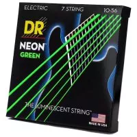 DR STRINGS NEON GEEN ELECTRIC - MEDIUM 7-STRING (10-56)