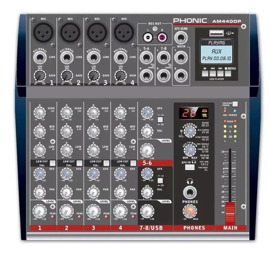 Phonic AM 440 DP Phonic AM 440 DP