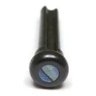 Graph Tech PP-2000-00 TUSQ Bridge Pins 4mm Black / Paua Dot (6 Pcs)