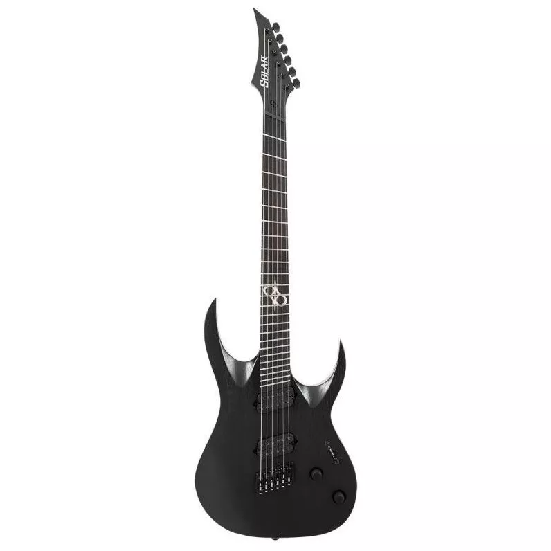 Solar Guitars A1.6BOP-FF Black Open Pore Matte