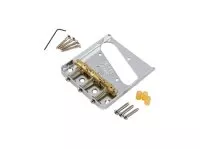Fender BRIDGE ASSEMBLY FOR AMERICAN VINTAGE HOT ROD TELECASTER WITH COMPENSATED BRASS SADDLES NICKEL