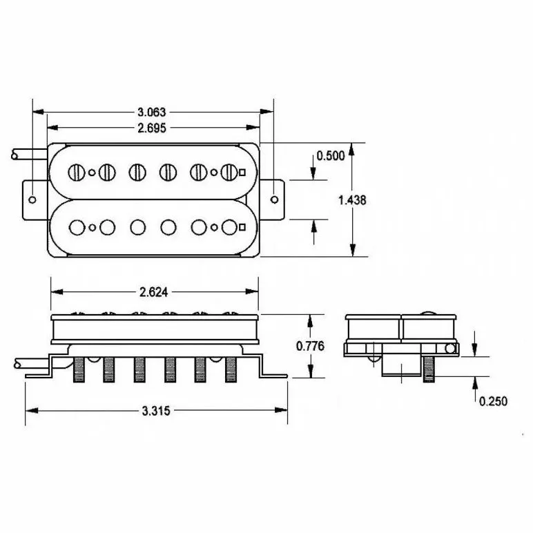 Seymour Duncan GREEN MAGIC HUMBUCKER NECK BLACK Seymour Duncan GREEN MAGIC HUMBUCKER NECK BLACK