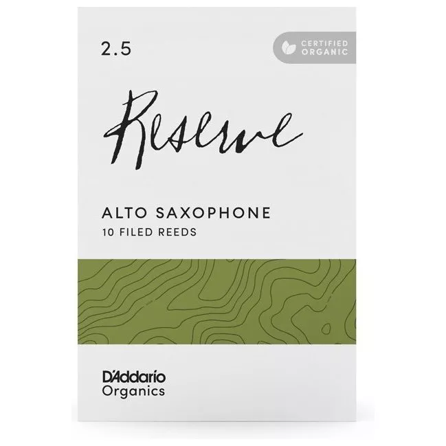 Rico D'Addario Organic Reserve - Alto Sax #2.5 - 10 Box