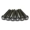 Graph Tech PP-2142-00 TUSQ Bridge Pins Martin Style 2mm Black / Mother-Of-Pearl Dot (6 Pcs)
