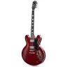 Donner Music DJP-1000 Semi-Hollow Electric Guitar Cherry