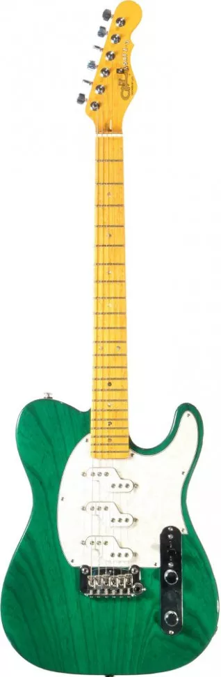 G&L ASAT Z3 (Clear Forest Green, maple, 3-ply Pearl)