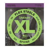 D'Addario EFX165 XL FlexSteels Bass Light Top / Medium Bottom (45-105)