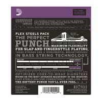 D'Addario EFX165 XL FlexSteels Bass Light Top / Medium Bottom (45-105)