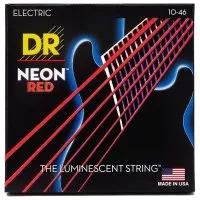 DR STRINGS NEON RED ELECTRIC - MEDIUM (10-46)