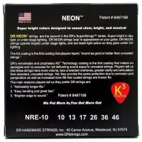 DR STRINGS NEON RED ELECTRIC - MEDIUM (10-46)