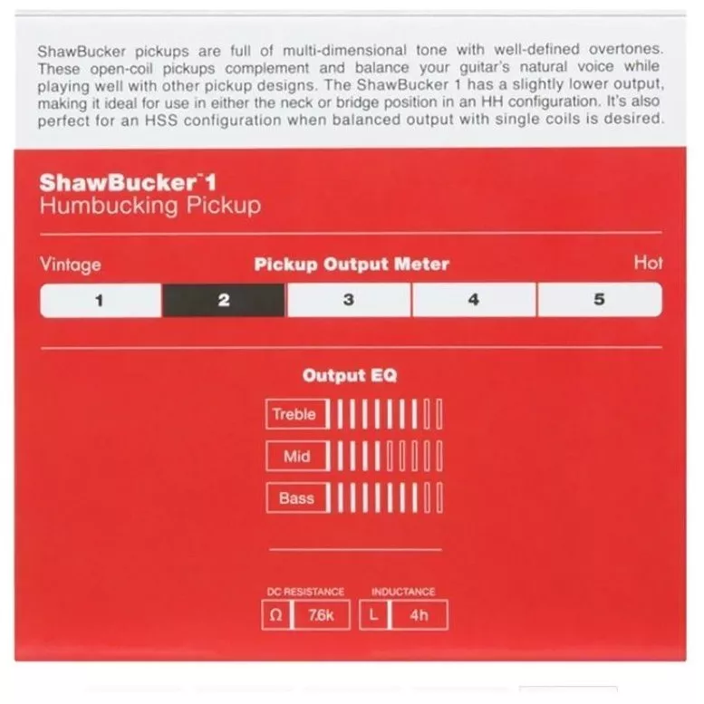 Fender ShawBucker 1 Humbucking Pickup