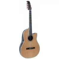 Ovation Celebrity Traditional CS24C Cedar Mid Cutaway Nylon Natural