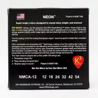 DR STRINGS NEON MULTI-COLOR ACOUSTIC - LIGHT (12-54)
