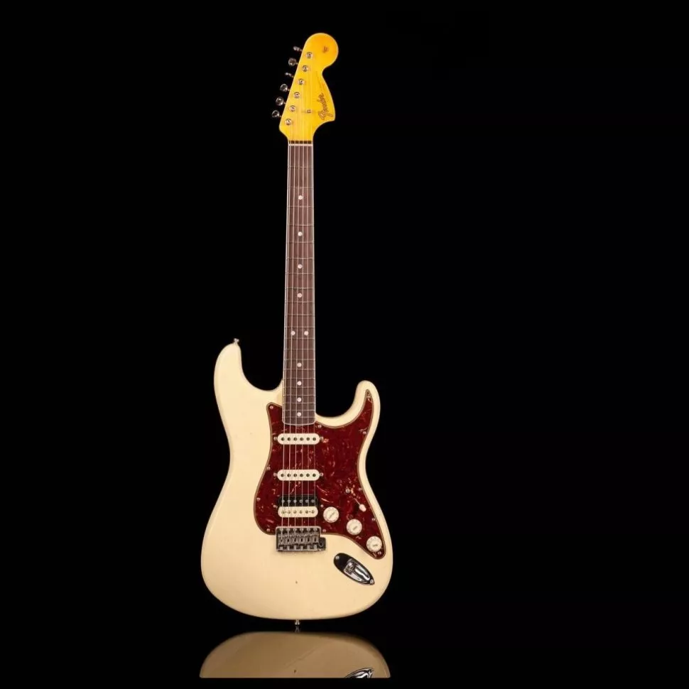 Fender Custom Shop Limited Edition '67 Stratocaster Hss Journeyman Relic Aged Vintage White