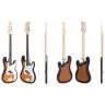 Donner Music DPB-510 Electric Bass Guitar Sunburst
