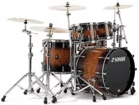Sonor PL12 Stage 3 Shells NM 13087 Walnut Brown Burst