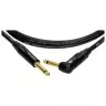 Klotz La-Grange Instrument Cabel Angled Black 3m