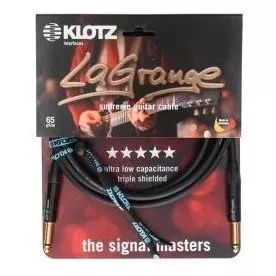 Klotz La-Grange Instrument Cabel Black 3m