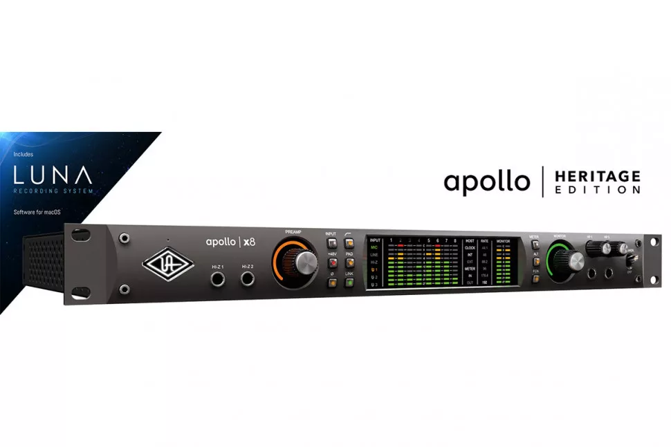 Universal Audio Apollo x8 Heritage Edition (Rack/Mac/Win/TB3)