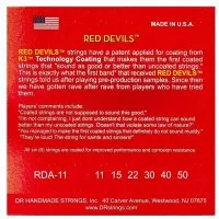 DR STRINGS RED DEVILS ACOUSTIC - CUSTOM LIGHT (11-50)