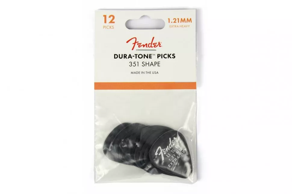 Fender 351 DURA-TONE 1.21 12-PACK BLACK