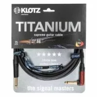 Klotz Titanium Instrument Cable Silentplug Angled 3 M