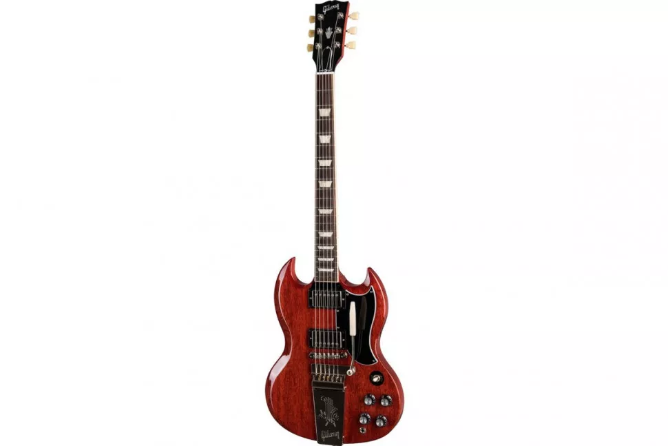 Gibson Sg Standard '61 Maestro Vibrola Vintage Cherry