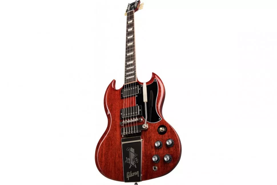 Gibson Sg Standard '61 Maestro Vibrola Vintage Cherry