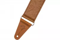 Fender 2&quot; TOOLED LEATHER STRAP BROWN