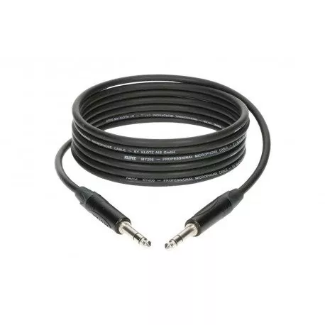 Klotz B-4PP1 BALANCED PATCHCORD SILVER JACK 5 M