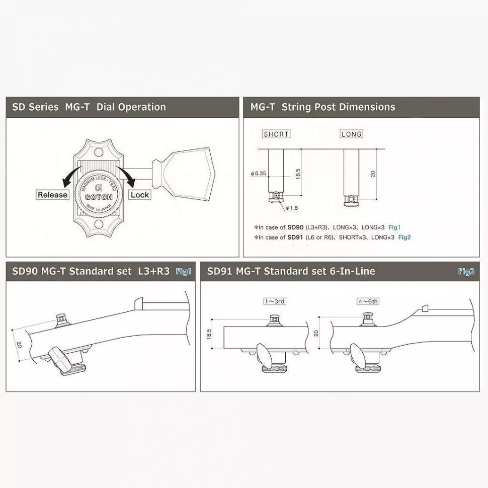 Gotoh SD91-05ML-MGT N Gotoh SD91-05ML-MGT N