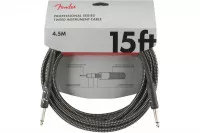 Fender CABLE PROFESSIONAL SERIES 15' GREY TWEED