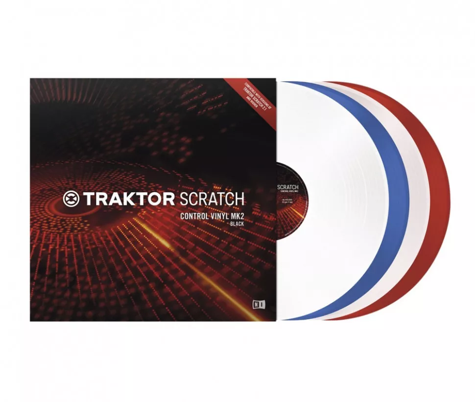 Native Instruments TRAKTOR SCRATCH Control Vinyl MK2 Blue