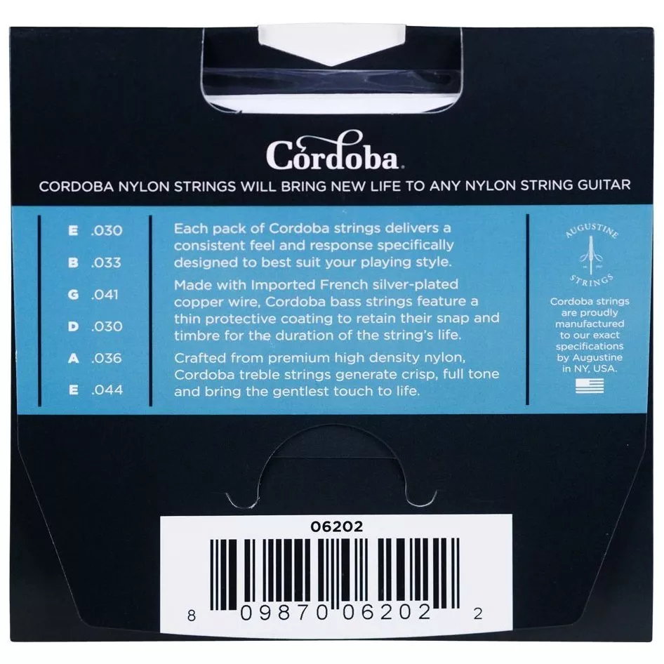 Cordoba 06202 Nylon Guitar Strings - Hard Cordoba 06202 Nylon Guitar Strings - Hard
