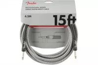 Fender CABLE PROFESSIONAL SERIES 15' WHITE TWEED
