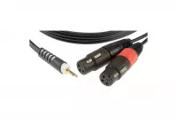 Klotz AY8 Y-CABLE STEREO MINI JACK - 2xXLR FEMALE BLACK 3 M