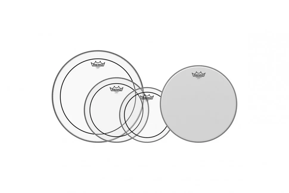 Remo Propack (10",12",16" Clear Ps, 14" Ambassador Coated)
