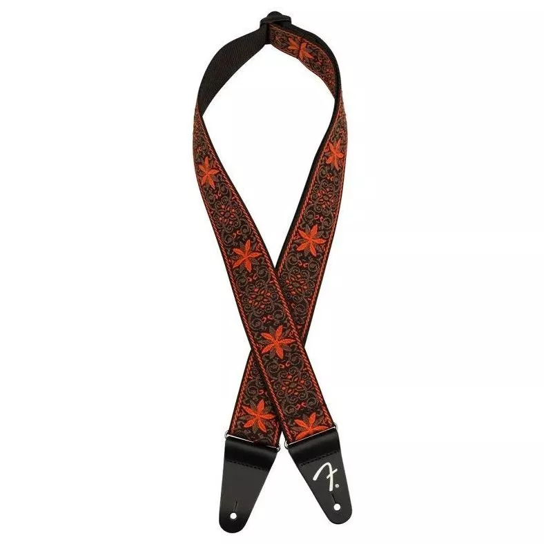 Fender Strap 2" Pasadena Woven Orange Snowflake Fender Strap 2" Pasadena Woven Orange Snowflake