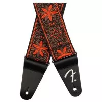 Fender Strap 2&quot; Pasadena Woven Orange Snowflake