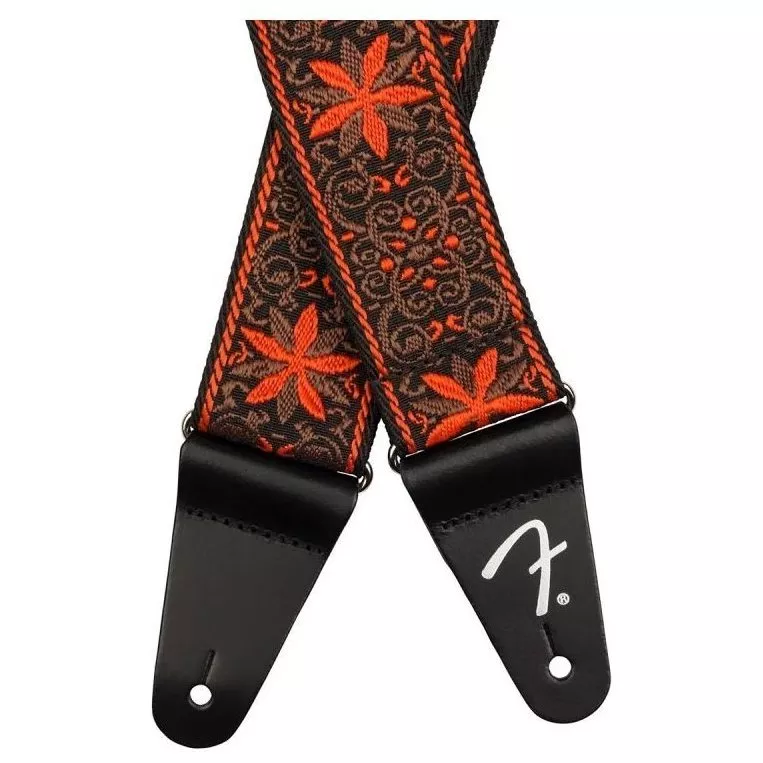 Fender Strap 2" Pasadena Woven Orange Snowflake Fender Strap 2" Pasadena Woven Orange Snowflake