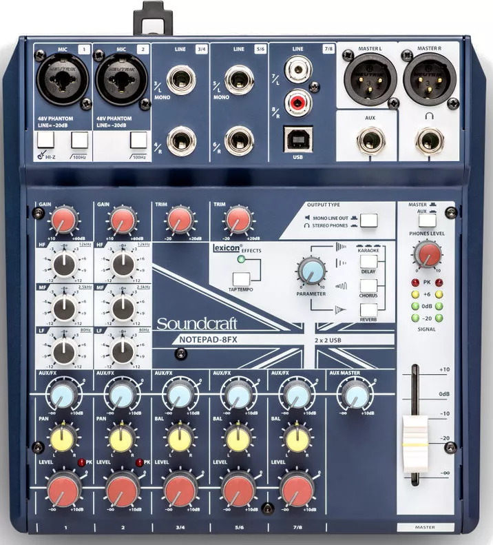 Soundcraft Notepad-8FX