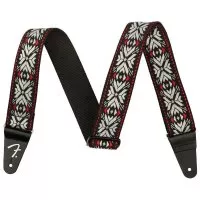 Fender Strap 2&quot; Pasadena Woven Red Snowflake