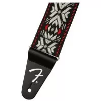 Fender Strap 2&quot; Pasadena Woven Red Snowflake
