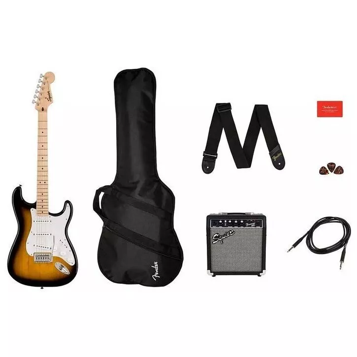 Squier by Fender SONIC STRATOCASTER PACK MN 2-COLOR SUNBURST
