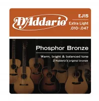 D'Addario EJ15 Phosphor Bronze Extra Light (10-47)