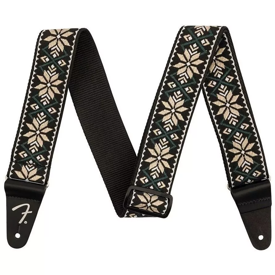 Fender Strap 2" Pasadena Woven Yellow Snowflake Fender Strap 2" Pasadena Woven Yellow Snowflake