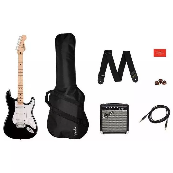 Squier by Fender SONIC STRATOCASTER PACK MN BLACK