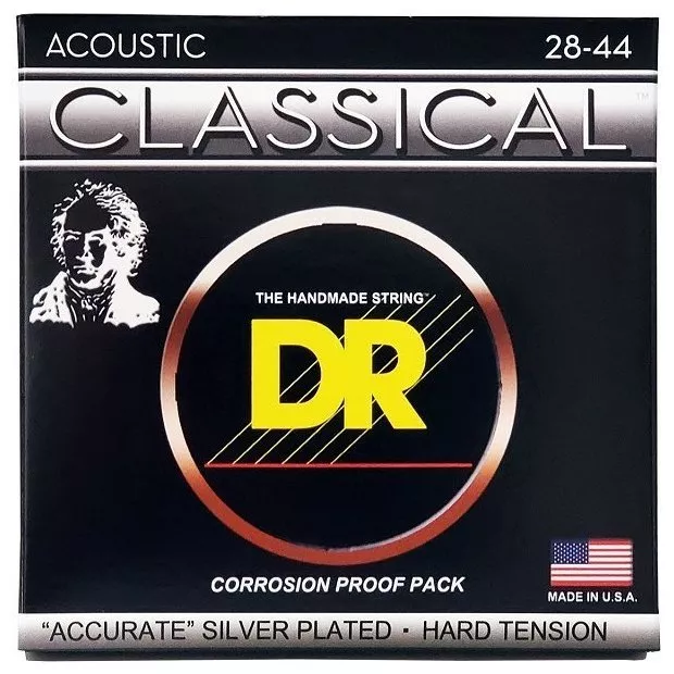 DR STRINGS CLASSICAL NYLON HARD TENSION DR STRINGS CLASSICAL NYLON HARD TENSION